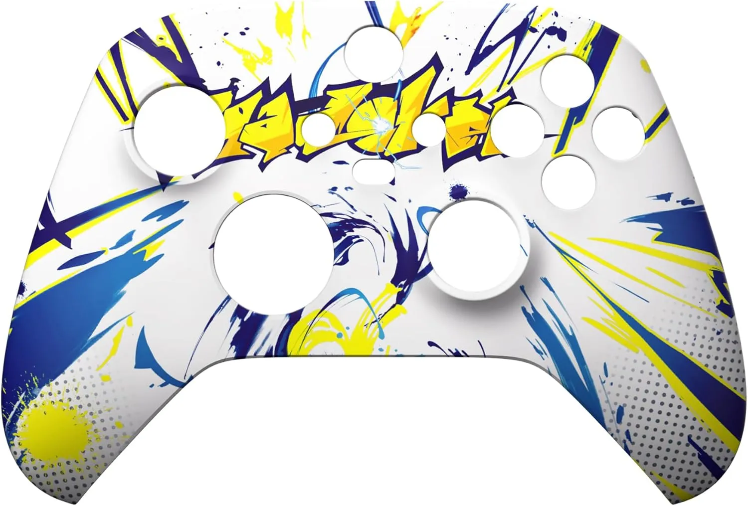 eXtremeRate Replacement Shell for Xbox Series X & S Controller - Unleash Your Style - Street Graffiti Custom Acessories Front Housing Cover for Xbox Core Controller Wireless [Control NOT Included]