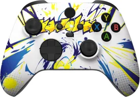 eXtremeRate Replacement Shell for Xbox Series X & S Controller - Unleash Your Style - Street Graffiti Custom Acessories Front Housing Cover for Xbox Core Controller Wireless [Control NOT Included]