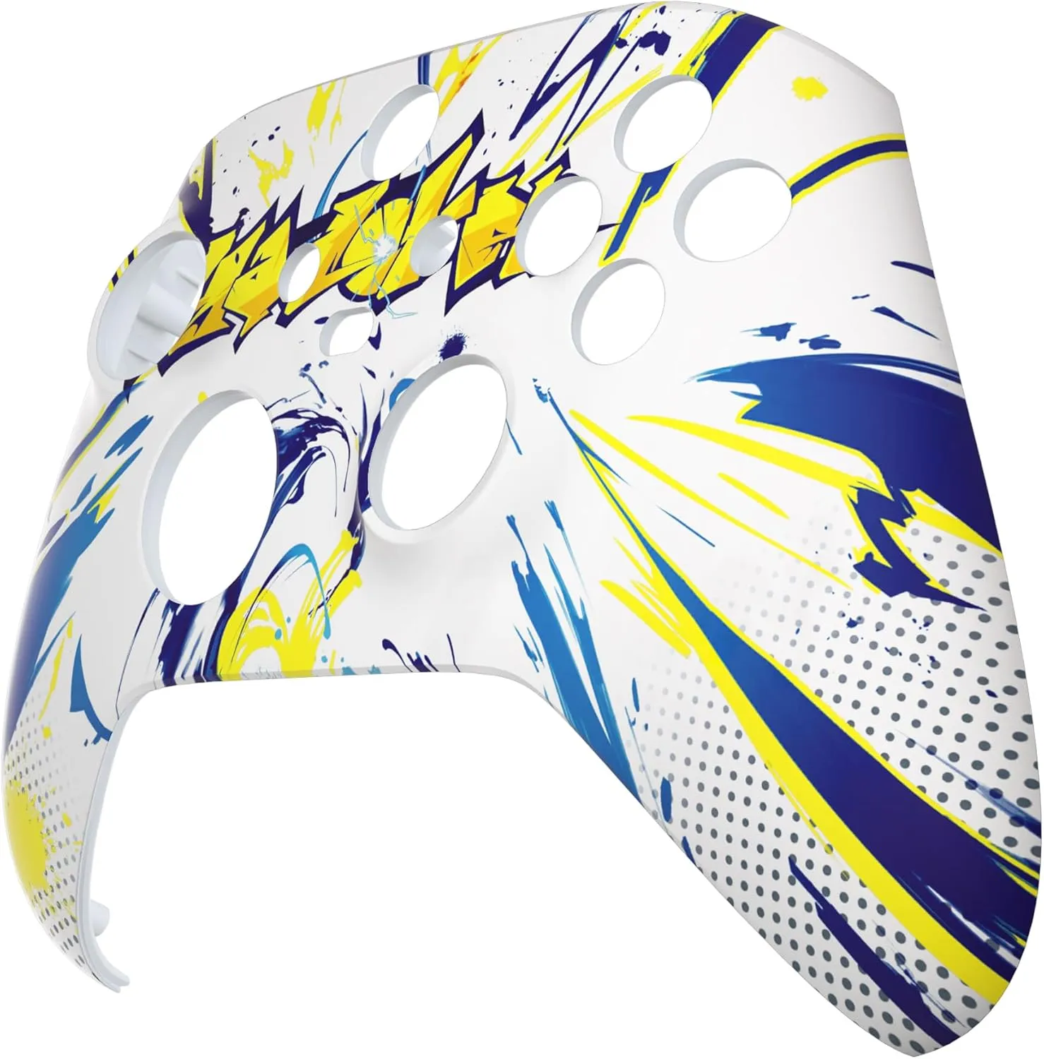 eXtremeRate Replacement Shell for Xbox Series X & S Controller - Unleash Your Style - Street Graffiti Custom Acessories Front Housing Cover for Xbox Core Controller Wireless [Control NOT Included]