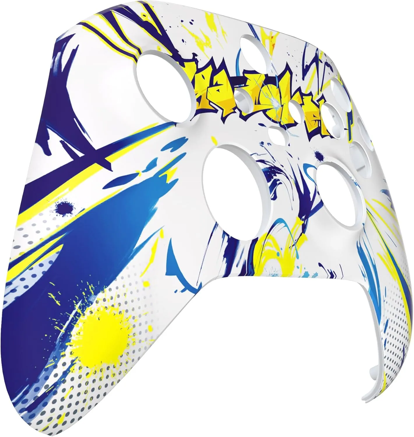 eXtremeRate Replacement Shell for Xbox Series X & S Controller - Unleash Your Style - Street Graffiti Custom Acessories Front Housing Cover for Xbox Core Controller Wireless [Control NOT Included]