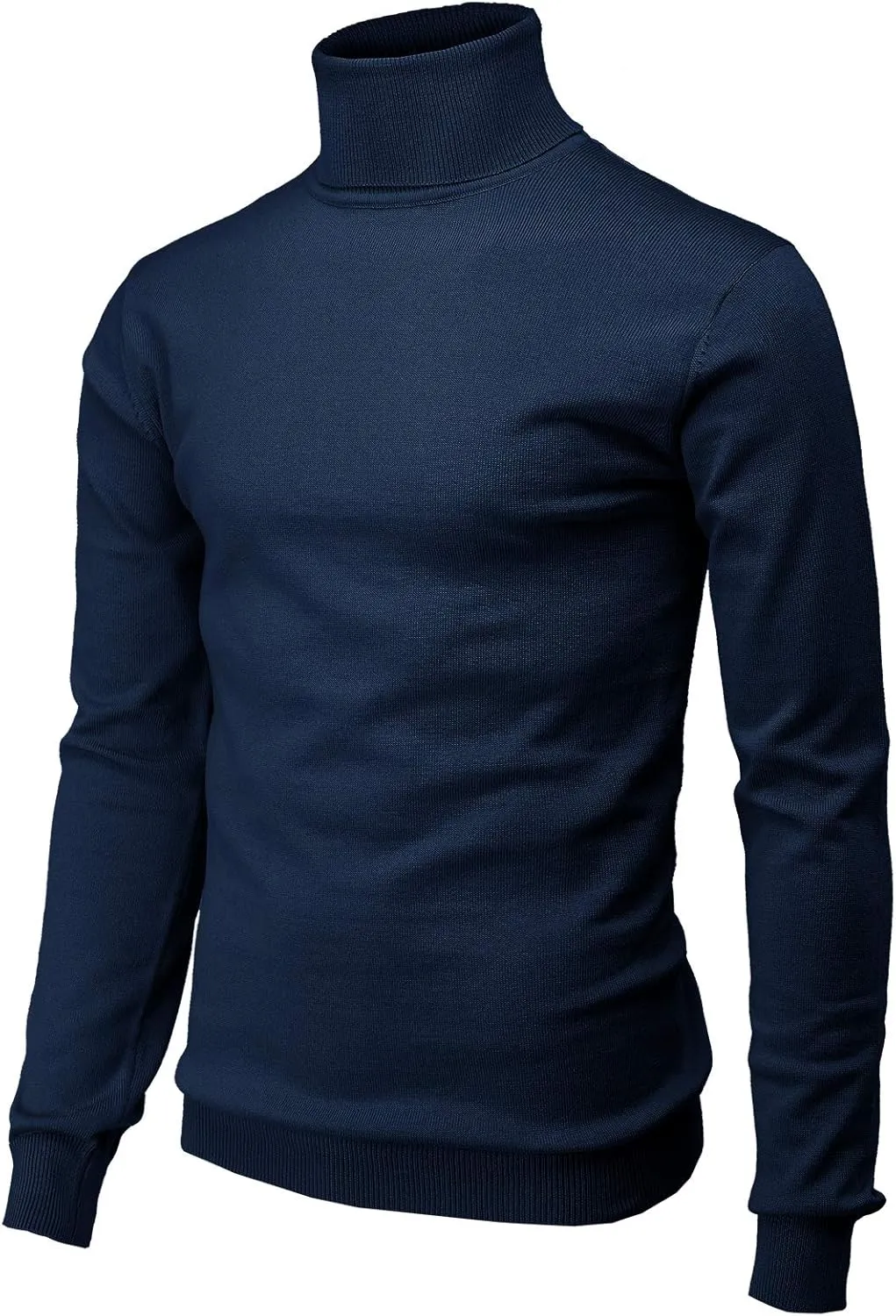 H2H Mens Slim Fit Turtleneck Pullover Sweaters Basic Tops Knitted Thermal