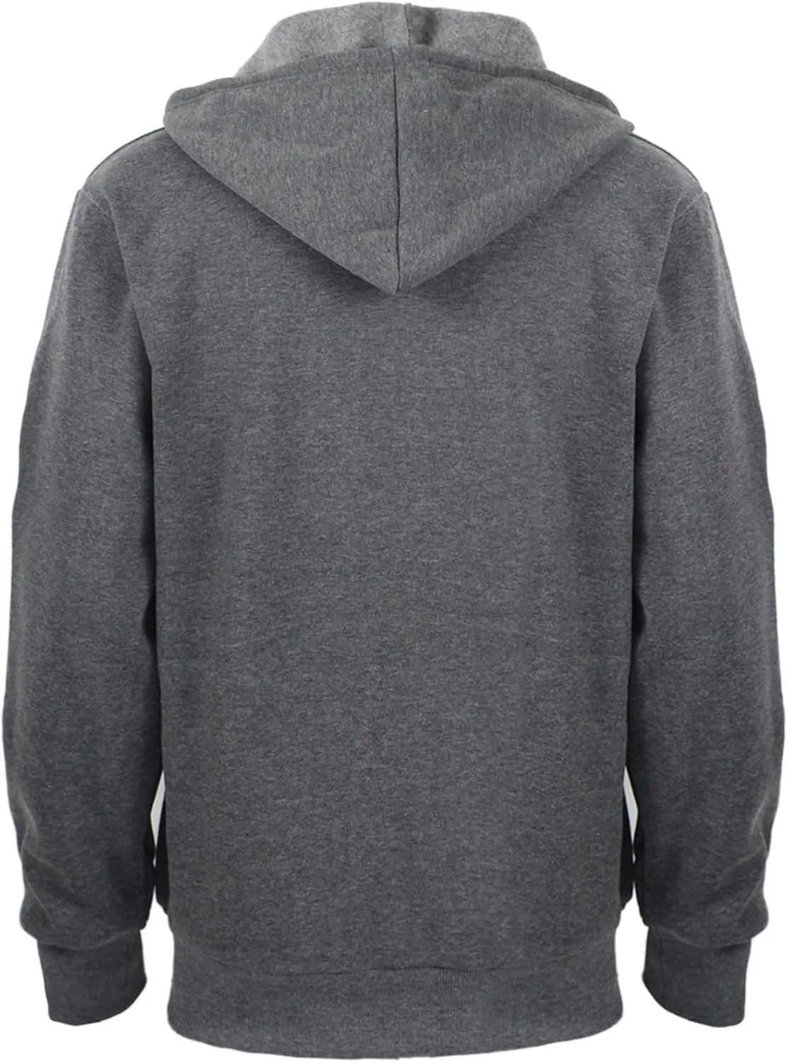 Mens Zip Up Fleece Jacket Lightweight Hoodies Casual Soft Full Zip Coats with Pockets Plus Size S-5XL Big&Tall