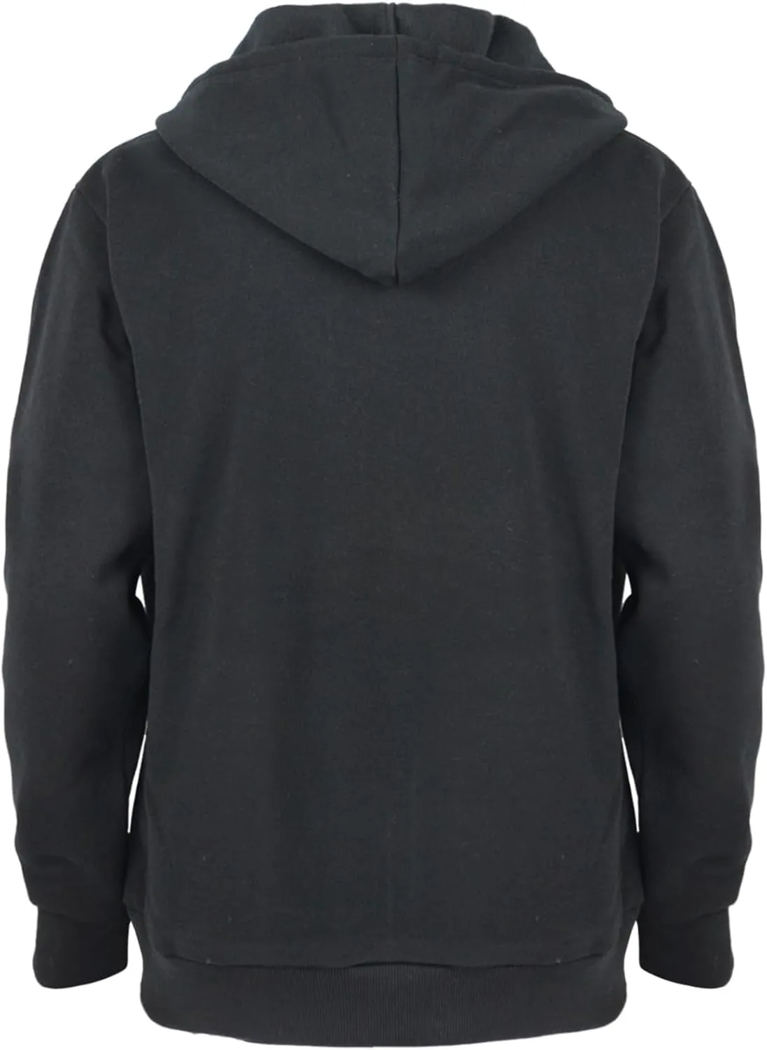 Mens Zip Up Fleece Jacket Lightweight Hoodies Casual Soft Full Zip Coats with Pockets Plus Size S-5XL Big&Tall