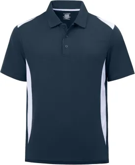 MOHEEN Men's Moisture-Wicking Golf Polo Shirts - Sun Protection Dry Fit M-7XL