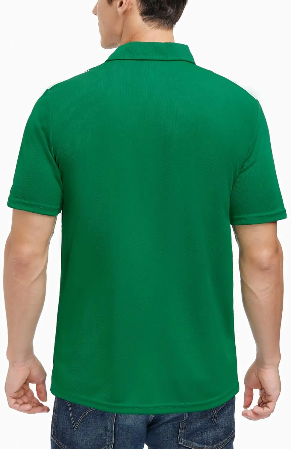 MOHEEN Men's Moisture-Wicking Golf Polo Shirts - Sun Protection Dry Fit M-7XL