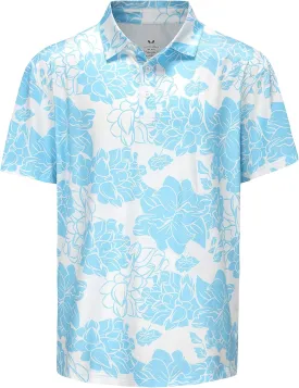 MOHEEN Men's Moisture-Wicking Golf Polo Shirts - Sun Protection Dry Fit M-7XL