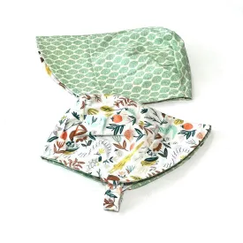 Organic Reversible EcoBonnet Sun Hat with Neck Flap - Nile