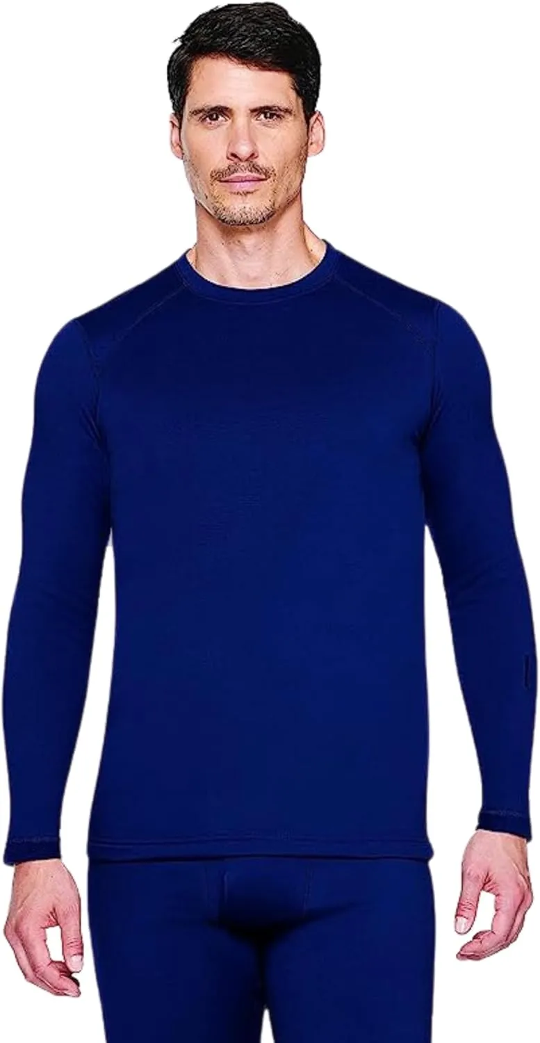 Terramar Men's Military Fleece Long Sleeve Crew