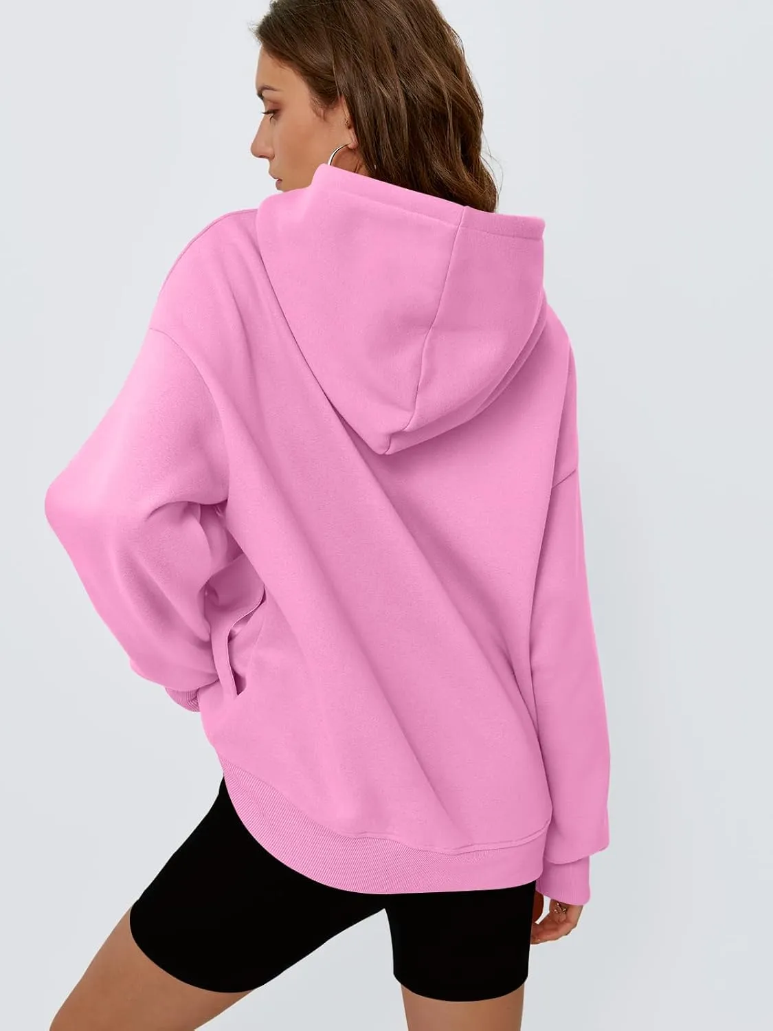 Trendy Queen Womens Oversized Hoodies Fleece Hooded Sweatshirts Casual Pullover Fall Winter Outfits Long Sleeve Tops 2025