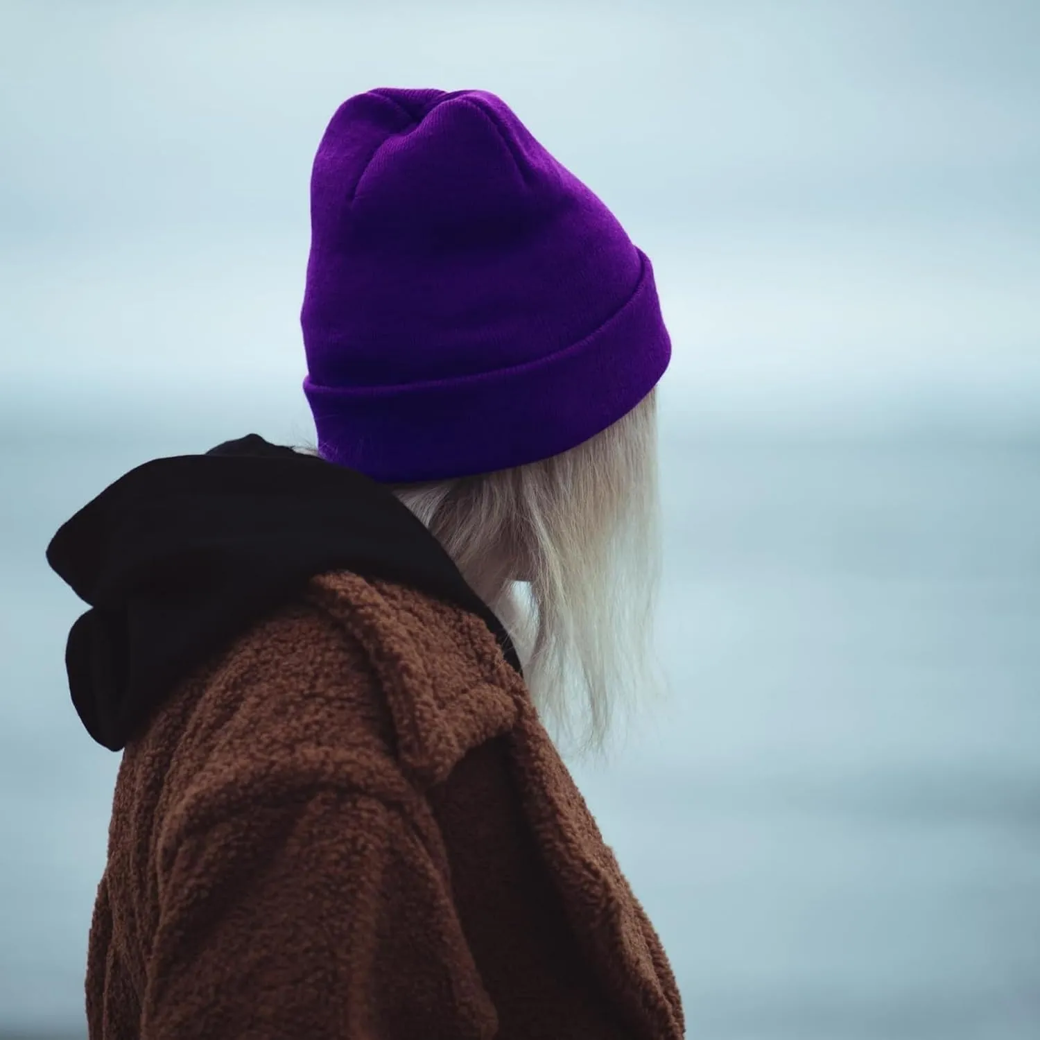 Unisex Knit Hat Winter Woolen Hat, Women Knit Cuffed Hat, Men Winter Beanie Warm Winter Hats