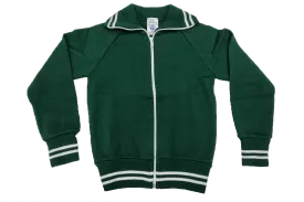 Woolen Tracksuit Set - Bottle Green/White (PDR)